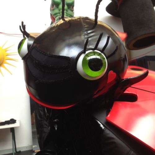 Coccinelle détal tête